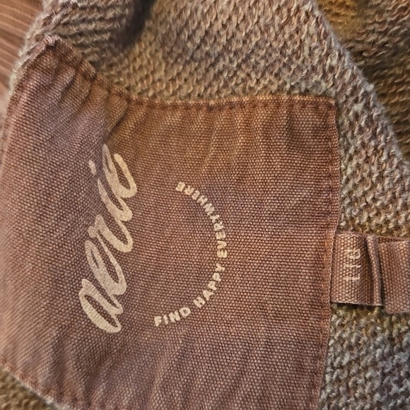 Aerie Deep Rose Pink Oversized Zip Up Quarter Zip Sweatshirt - Picture 6 of 7